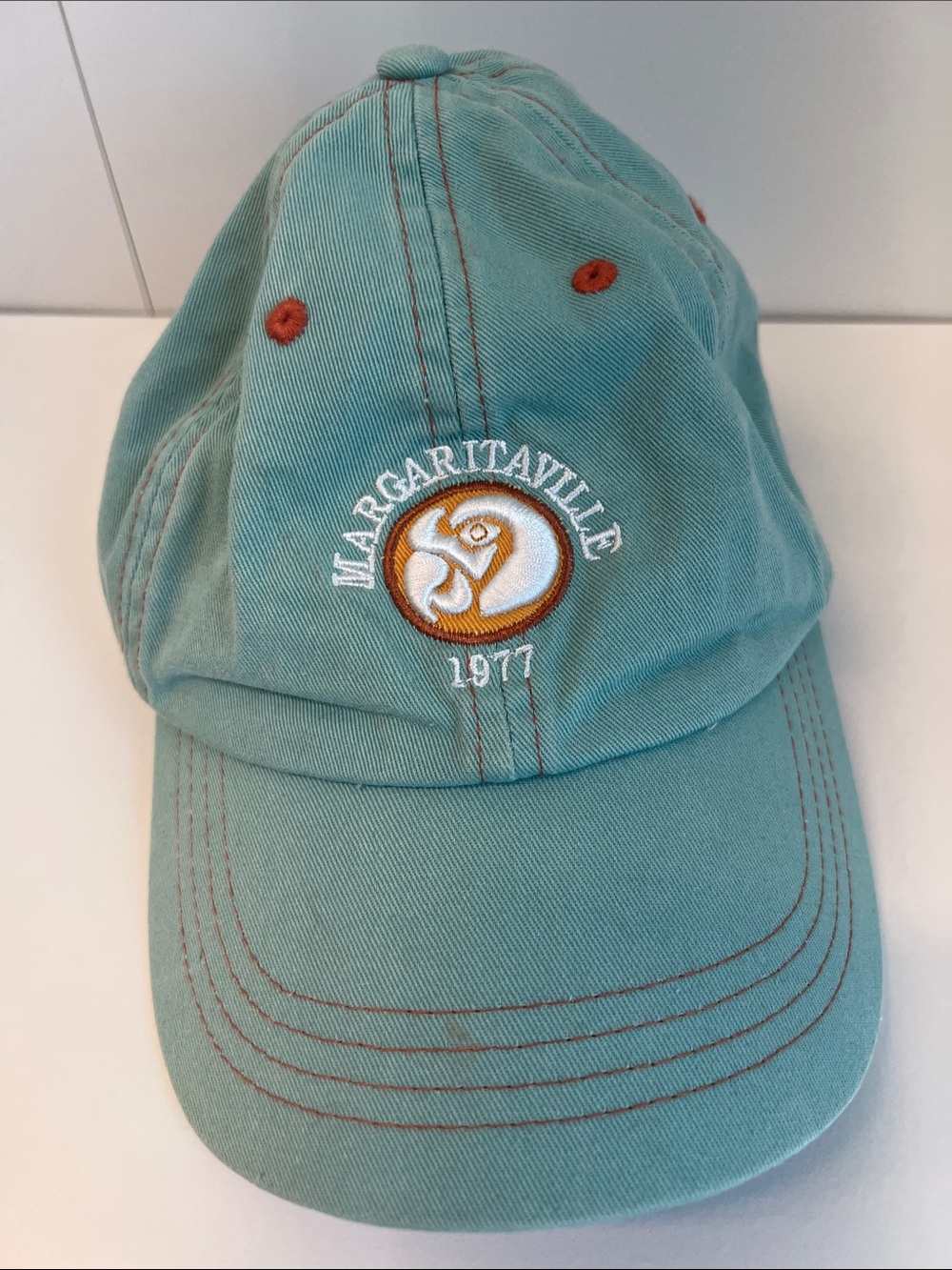 Margaritaville Teal and Orange Baseball Cap